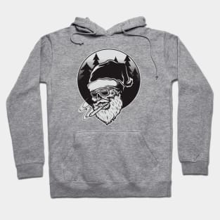 santa smoking Hoodie